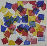 Vierkanten 1 werk op papier 25 x 25 cm (2016)